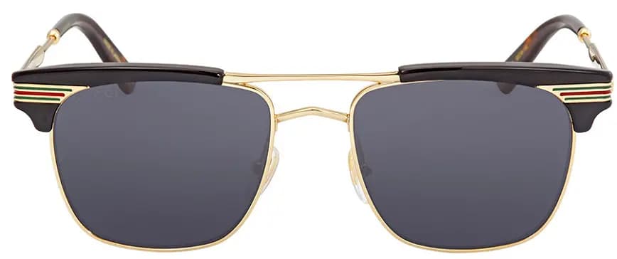 Kính Gucci Grey Square 'Gold Black' GG0287S-001-52 Kính Gucci Grey Square 'Gold Black' GG0287S-001-52