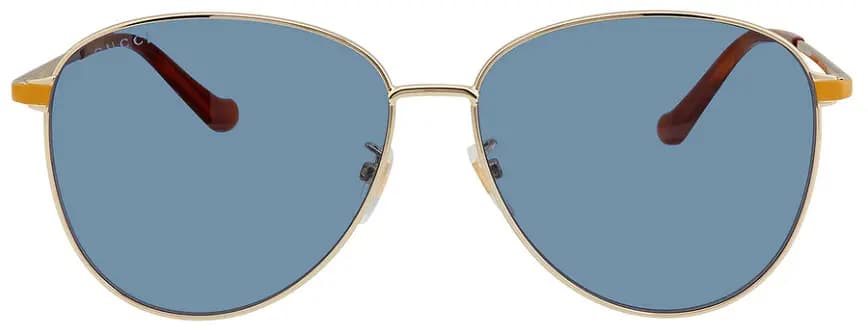 Kính Gucci Light Blue Square 'Gold' GG0573SK-004-60 Kính Gucci Light Blue Square 'Gold' GG0573SK-004-60
