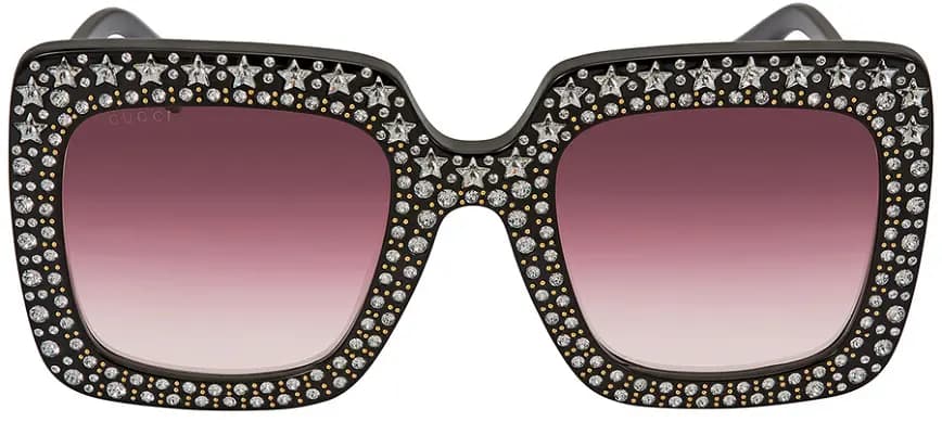 Kính Gucci Red Gradient Square 'Black' GG0148S-005-53 Kính Gucci Red Gradient Square 'Black' GG0148S-005-53
