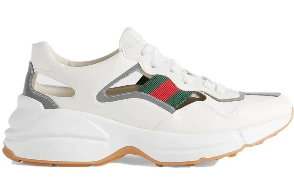 Giày Gucci Rython Cut Out White 657977-2SH60-9161 Giày Gucci Rython Cut Out White 657977-2SH60-9161