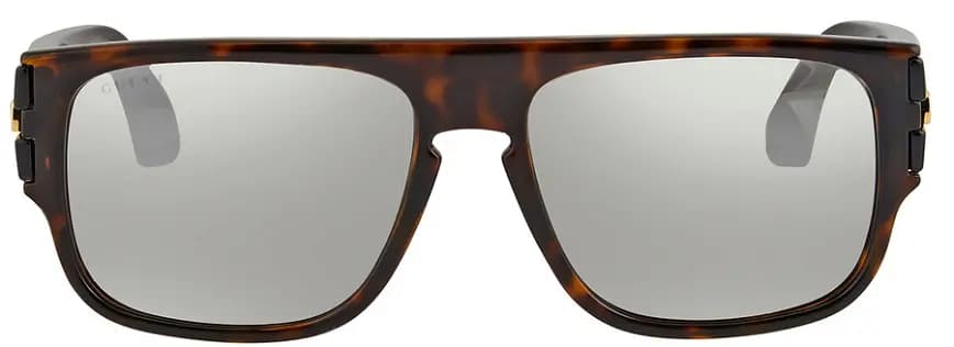 Kính Gucci SIlver Square 'Havana Black' GG0664S-004-58 Kính Gucci SIlver Square 'Havana Black' GG0664S-004-58