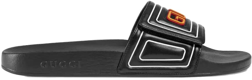 Dép Gucci Logo Leather 'Black' 575072-DIR00-1000 Dép Gucci Logo Leather 'Black' 575072-DIR00-1000
