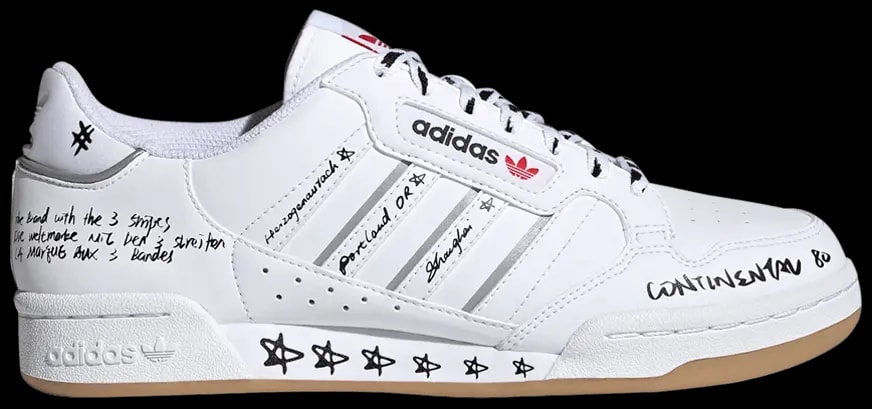 Giày Adidas Continental 80 Stripes 'Sharpie Pack White' GV9797 — kich-thuoc: 36 Giày Adidas Continental 80 Stripes 'Sharpie Pack White' GV9797 — kich-thuoc: 36