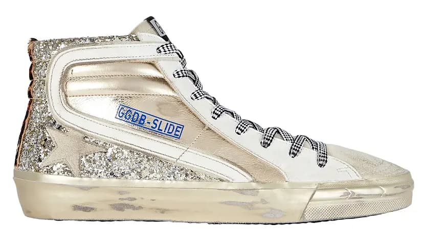 Giày Golden Goose Slide 'Silver' GWF00116-F001884-65147 Giày Golden Goose Slide 'Silver' GWF00116-F001884-65147