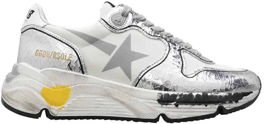 Giày Golden Goose Running 'White Silver' GWF00126-F0003278-0185 Giày Golden Goose Running 'White Silver' GWF00126-F0003278-0185