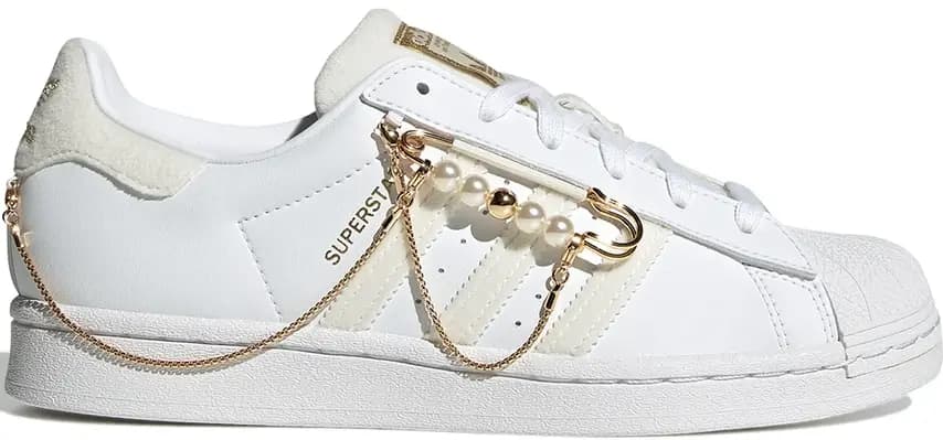 Giày Adidas Superstar Cloud White 'Off White Gold Metallic' GZ3386 Giày Adidas Superstar Cloud White 'Off White Gold Metallic' GZ3386