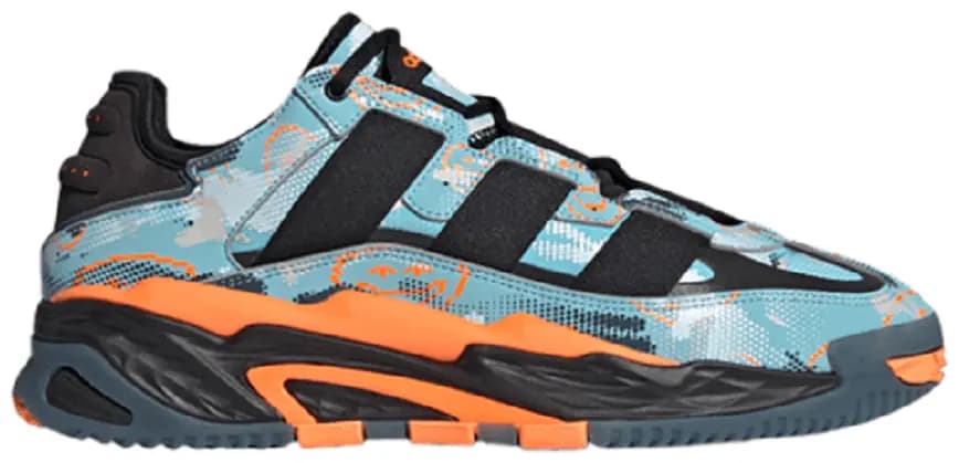 Giày Adidas Niteball 'Light Aqua Camo' GZ7867 Giày Adidas Niteball 'Light Aqua Camo' GZ7867
