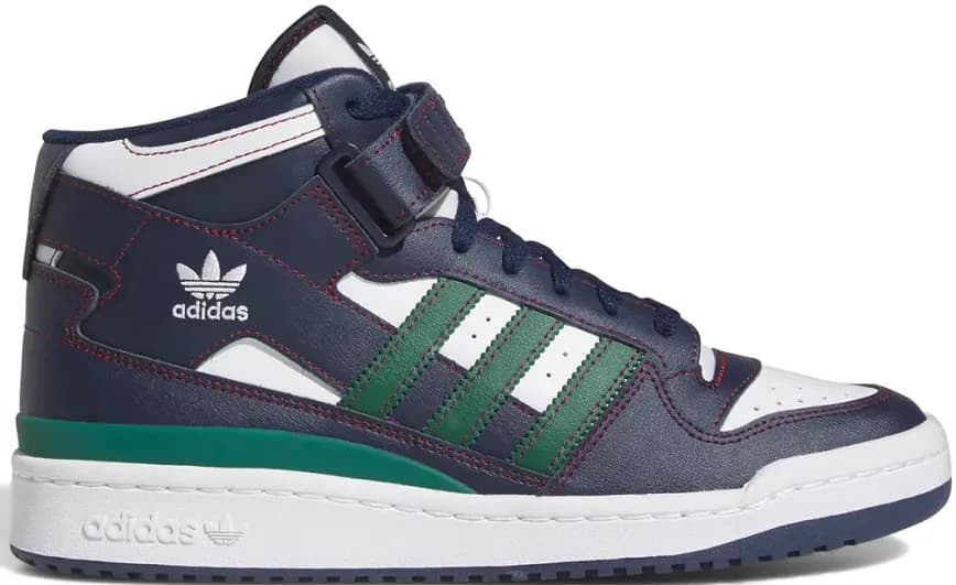 Giày Adidas Original Forum Mid 'Collegiate Navy Green' H03810 Giày Adidas Original Forum Mid 'Collegiate Navy Green' H03810