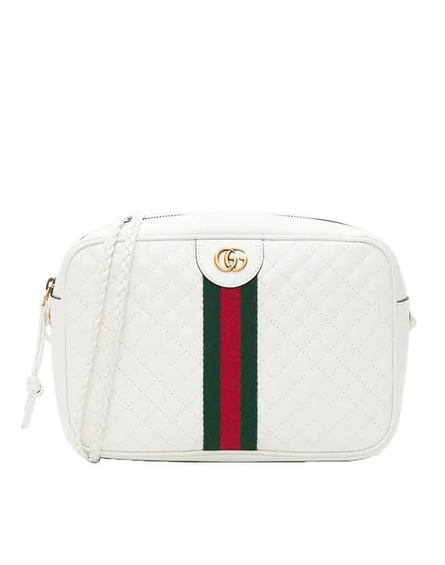 Túi Gucci Bag Cross Laminated Web Quilt White 541051 0YKMT 9179 Túi Gucci Bag Cross Laminated Web Quilt White 541051 0YKMT 9179