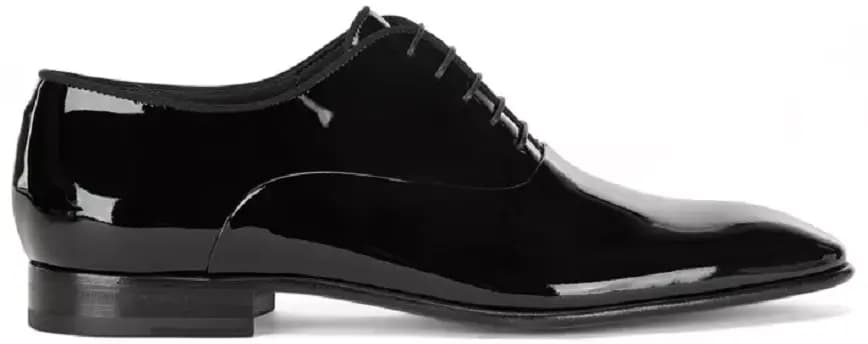 Giày Hugo Boss Patent With Grosgrain Piping 'Black' 50370447 Giày Hugo Boss Patent With Grosgrain Piping 'Black' 50370447