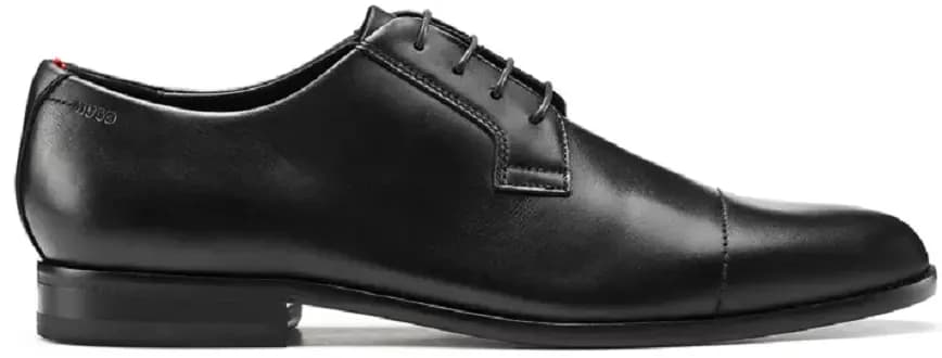 Giày Hugo Boss Polished With Cap-toe Detail 'Black' 50470174 Giày Hugo Boss Polished With Cap-toe Detail 'Black' 50470174