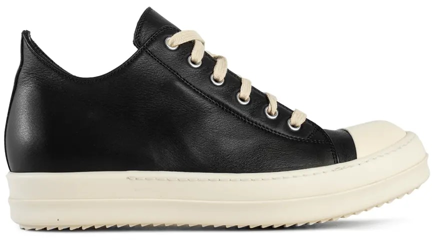 Giày Rick Owens Black Low Sneakers RU21S6891 — kich-thuoc: 42 Giày Rick Owens Black Low Sneakers RU21S6891 — kich-thuoc: 42