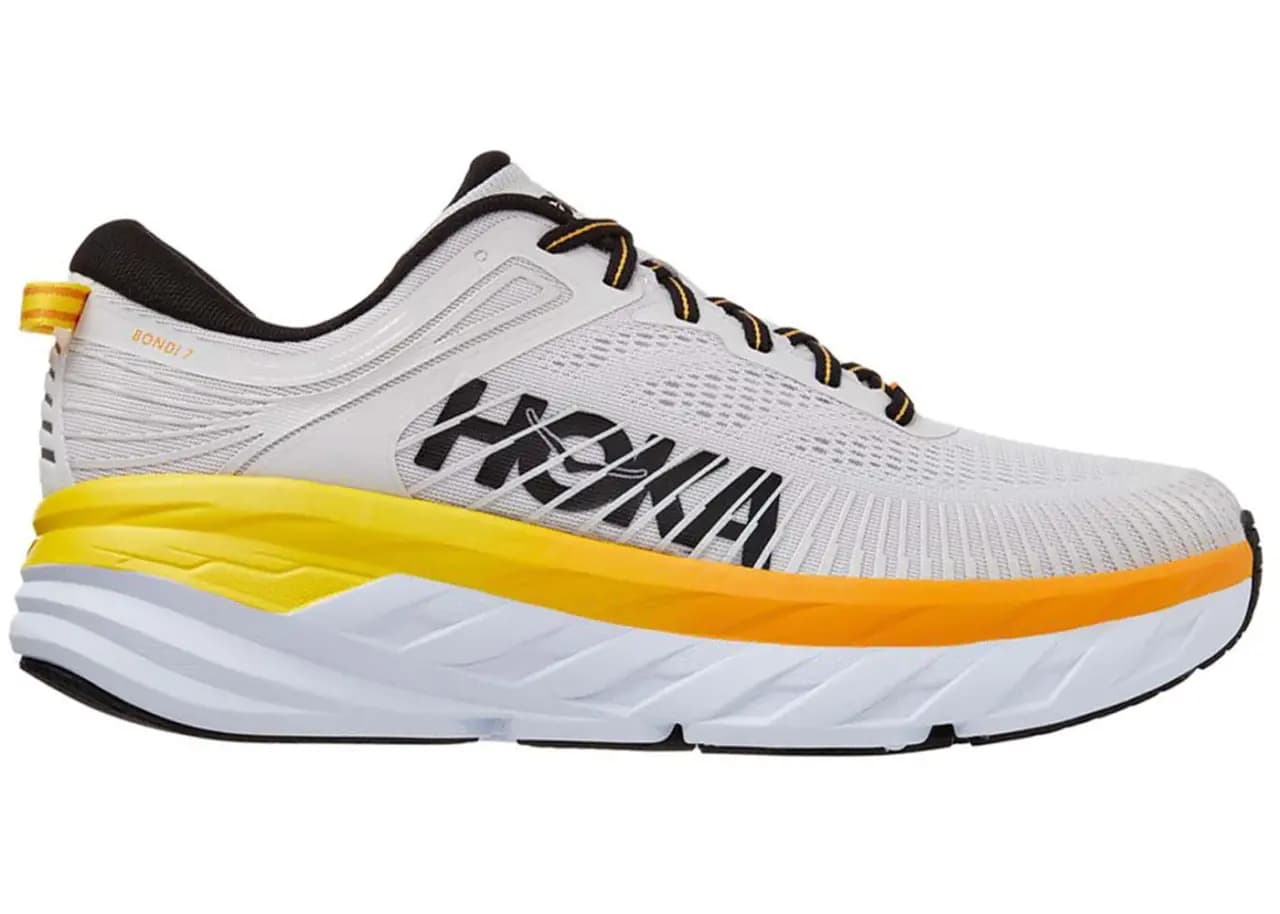 Giày Hoka Bondi 7 Silver Orange 1110518-NCRY Giày Hoka Bondi 7 Silver Orange 1110518-NCRY