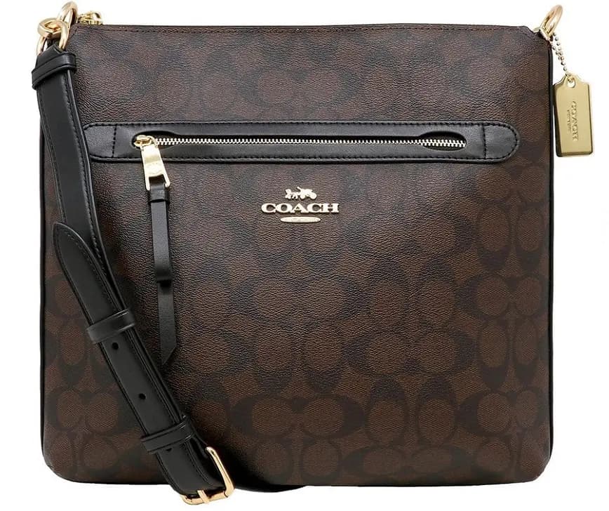 Túi Coach May Dark Brown Color File Cross Bag F77885 IMAA8 Túi Coach May Dark Brown Color File Cross Bag F77885 IMAA8