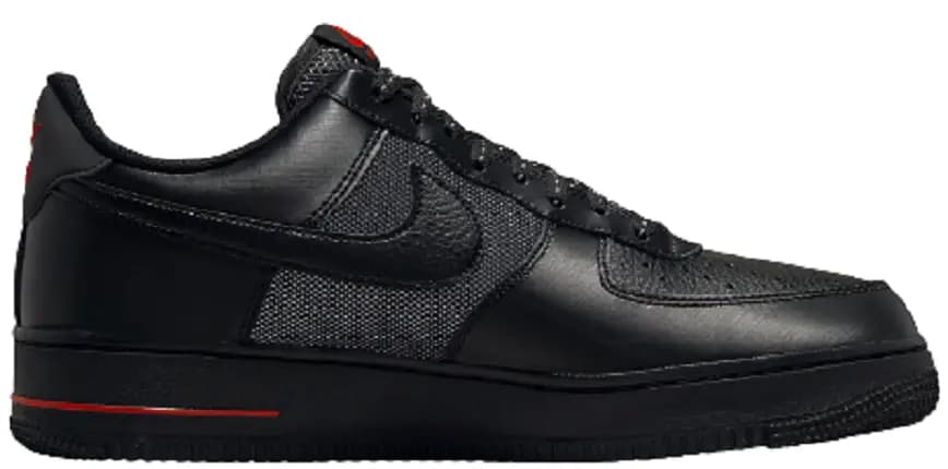 Giày Nike Air Force 1 Low 'Red Black' DO6389-001 Giày Nike Air Force 1 Low 'Red Black' DO6389-001