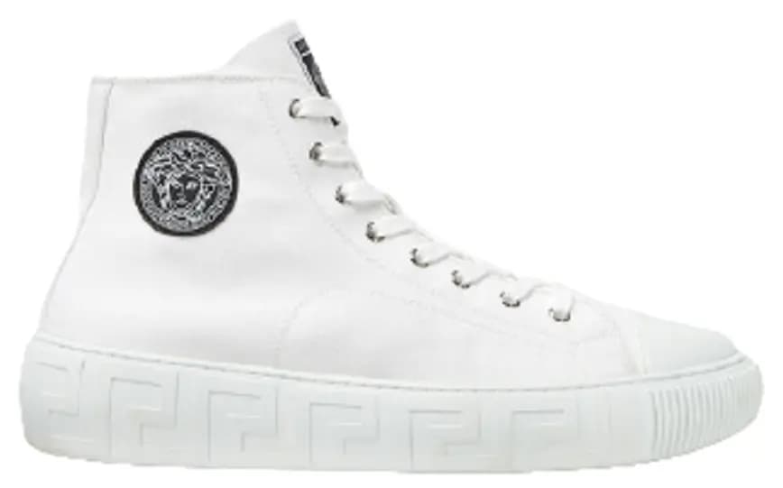 Giày Versace Greca High Top Trainers 'White' DSU8403-DTE3G-D01P Giày Versace Greca High Top Trainers 'White' DSU8403-DTE3G-D01P