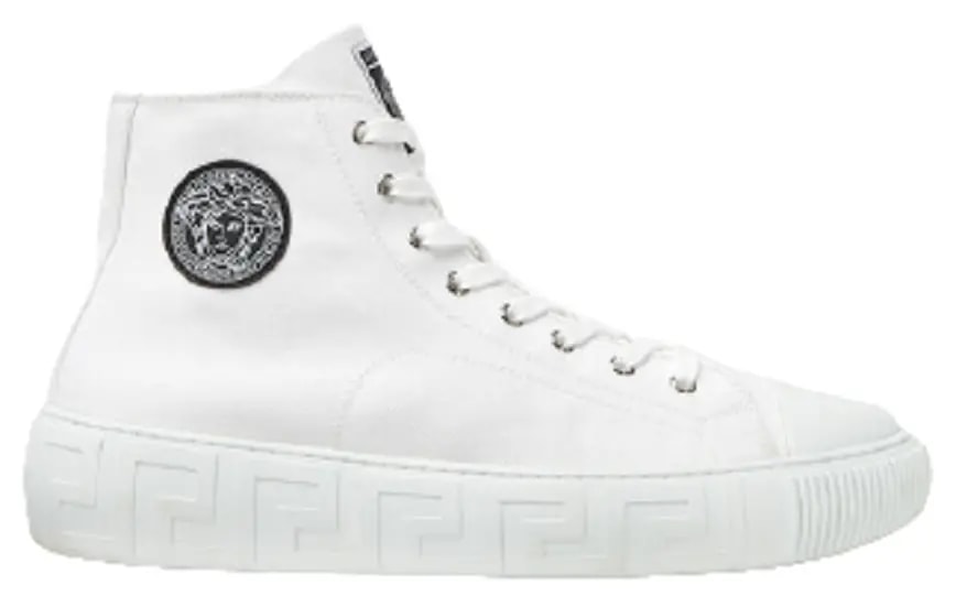 Giày Versace Greca High Top Trainers 'White' DSU8403-DTE3G-D01P — kich-thuoc: lien-he-order Giày Versace Greca High Top Trainers 'White' DSU8403-DTE3G-D01P — kich-thuoc: lien-he-order
