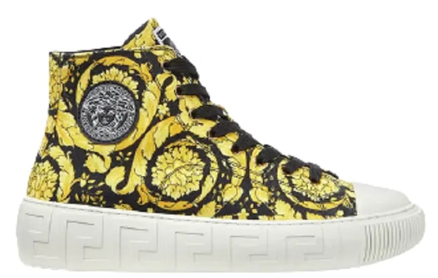 Giày Versace Greca Barocco Print High Top Trainers DST643D-DTE4G-5W08V Giày Versace Greca Barocco Print High Top Trainers DST643D-DTE4G-5W08V