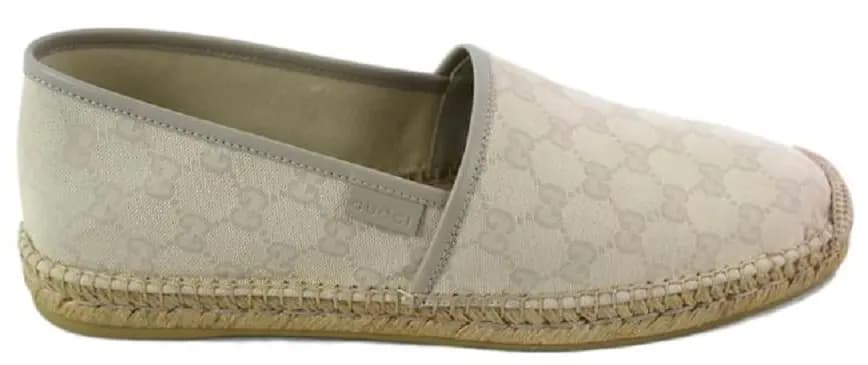 Giày Gucci Monogram Signature Espadrilles 35 Off White 466902-FV590-9073 Giày Gucci Monogram Signature Espadrilles 35 Off White 466902-FV590-9073