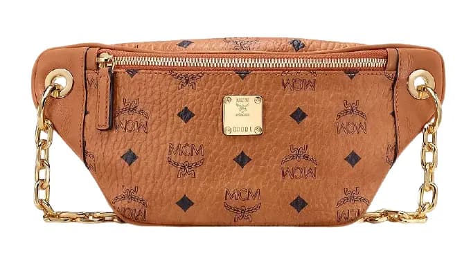 Túi MCM Essential Mini Crossbody Bag Cognac MWR9ASE49CO001 Túi MCM Essential Mini Crossbody Bag Cognac MWR9ASE49CO001