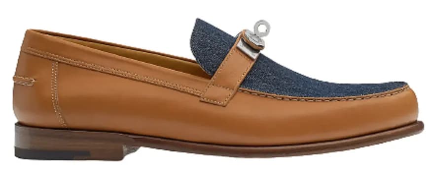 Giày Hermes Destin Loafer 'Brown Denim' H221972ZANB410 Giày Hermes Destin Loafer 'Brown Denim' H221972ZANB410