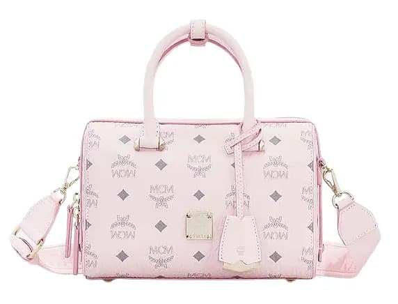 Túi MCM Essential Boston Bag Visetos 'Pink' MWB9SSE67QH001 Túi MCM Essential Boston Bag Visetos 'Pink' MWB9SSE67QH001