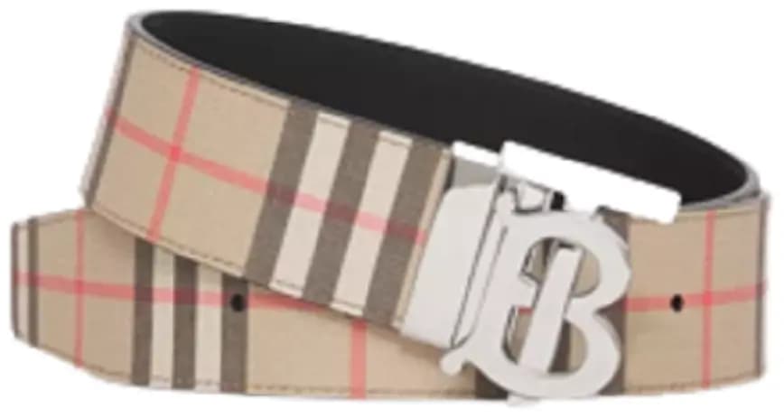 Thắt Lưng Burberry Reversible Monogram Motif Vintage Check Belt 'Archive Beige Black' Thắt Lưng Burberry Reversible Monogram Motif Vintage Check Belt 'Archive Beige Black'