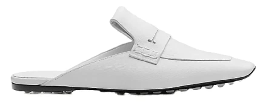 Giày Hermes Eloge Mule 'Blanc' H221038Z90360 Giày Hermes Eloge Mule 'Blanc' H221038Z90360