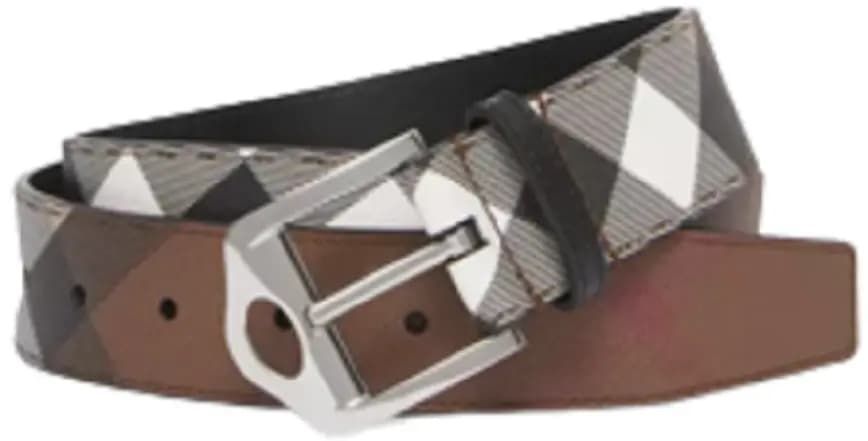 Thắt Lưng Burberry Cut-out Detail Check Belt 'Dark Birch Brown' p80493761 Thắt Lưng Burberry Cut-out Detail Check Belt 'Dark Birch Brown' p80493761