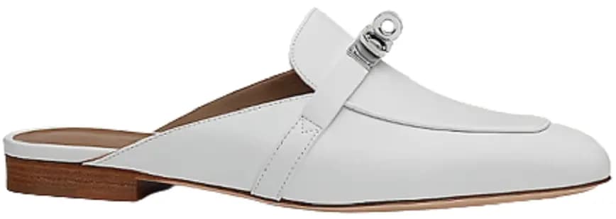 Giày Hermes Oz Mule 'Blanc' H212296Z02350 Giày Hermes Oz Mule 'Blanc' H212296Z02350