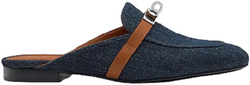 Giày Hermes Oz Mule 'Bleu Brut' H221084Z48350 Giày Hermes Oz Mule 'Bleu Brut' H221084Z48350