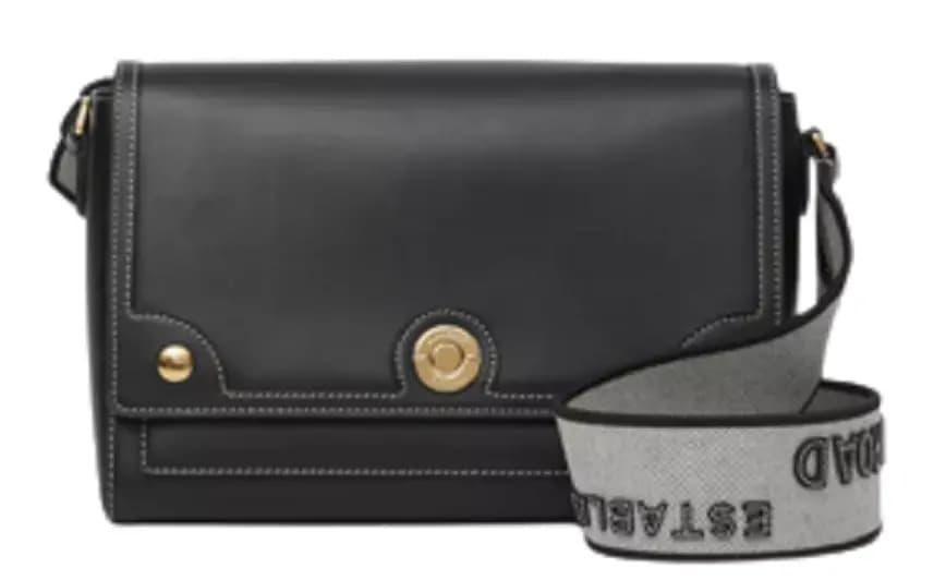 Túi Burberry Topstitched Leather Note Crossbody Bag 'Black' p80441771 Túi Burberry Topstitched Leather Note Crossbody Bag 'Black' p80441771