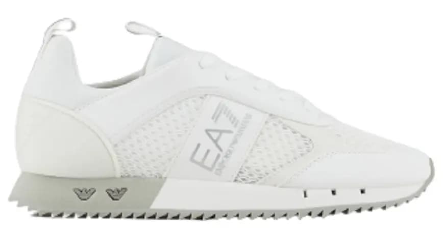 Giày Armani Fabric Sneakers In Mesh 'White' X8X027XK050100175 Giày Armani Fabric Sneakers In Mesh 'White' X8X027XK050100175