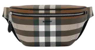 Túi Burberry Check and Leather Bum Bag 'Dark Birch Brown' p80528061 Túi Burberry Check and Leather Bum Bag 'Dark Birch Brown' p80528061