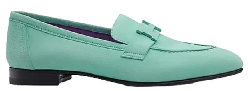 Giày Hermes Paris Loafer 'Vert Embrun' H221065Z08385 Giày Hermes Paris Loafer 'Vert Embrun' H221065Z08385