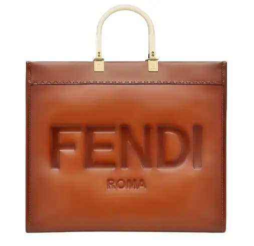 Túi Fendi Women's Brown Leather Tote 8BH372-AF2-GF0QVK Túi Fendi Women's Brown Leather Tote 8BH372-AF2-GF0QVK