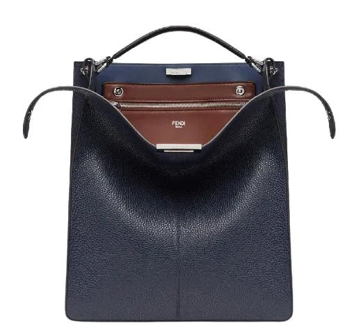 Túi Fendi Peekaboo Iseeu Tote Leather Bag 'Dark Blue' 7VA528-AFC4-F1F17 Túi Fendi Peekaboo Iseeu Tote Leather Bag 'Dark Blue' 7VA528-AFC4-F1F17