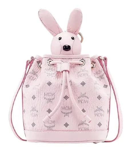 Túi MCM Zoo Rabbit Drawstring Bag Pink MWDAAXL03QH001 Túi MCM Zoo Rabbit Drawstring Bag Pink MWDAAXL03QH001