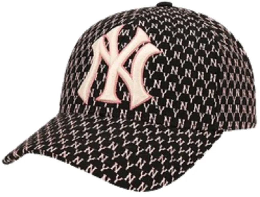 Mũ MLB Monogram Structure Ball Cap New York Yankees Black 32CPFB111-50L Mũ MLB Monogram Structure Ball Cap New York Yankees Black 32CPFB111-50L