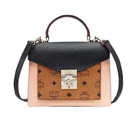 Túi MCM Patricia Bag Visetos Black Cognac Pink MWE9SPA26BK001 Túi MCM Patricia Bag Visetos Black Cognac Pink MWE9SPA26BK001