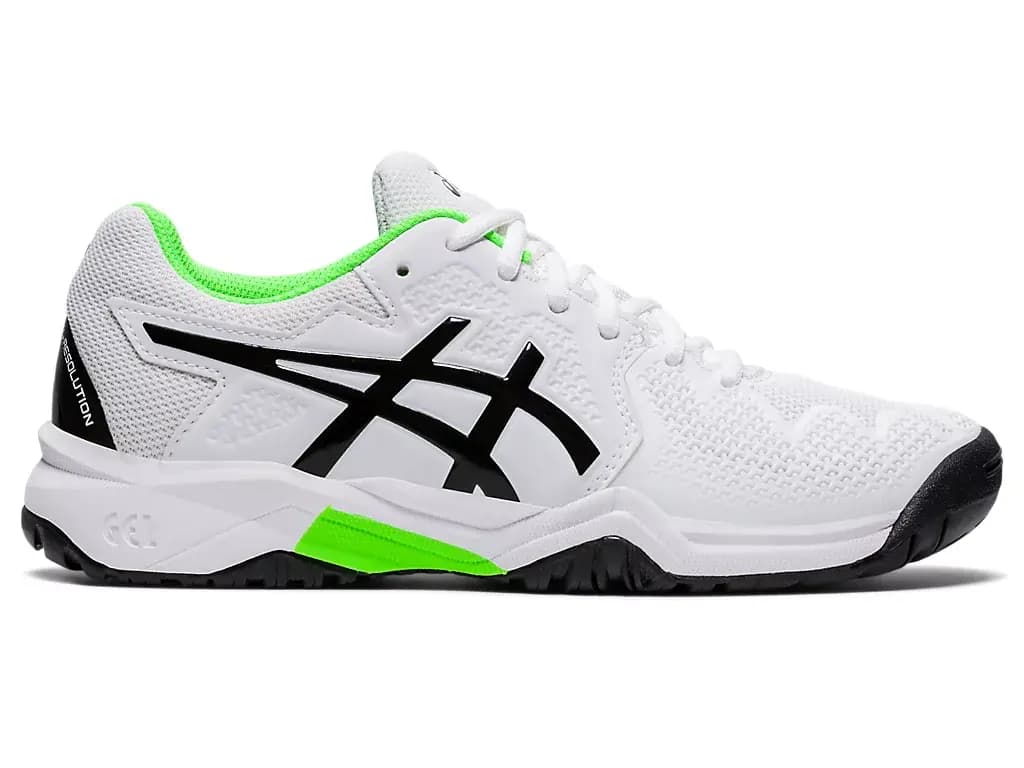 Giày Tennis Asics Junior Gel Resolution 8 GS 'White' 1044A018-105 Giày Tennis Asics Junior Gel Resolution 8 GS 'White' 1044A018-105