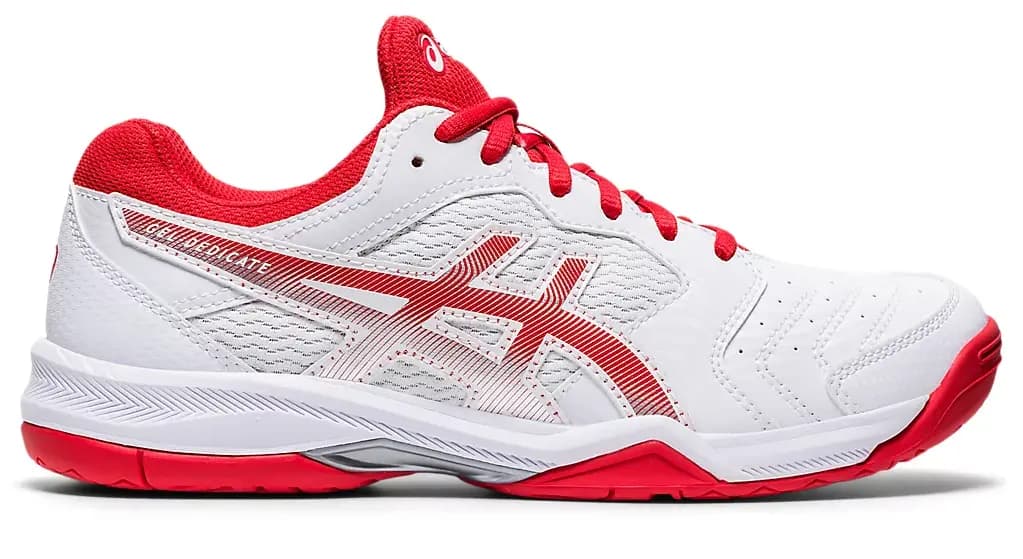 Giày Tennis Asics Gel-Dedicate 6 'White Fiery Red' 1042A067-107 Giày Tennis Asics Gel-Dedicate 6 'White Fiery Red' 1042A067-107