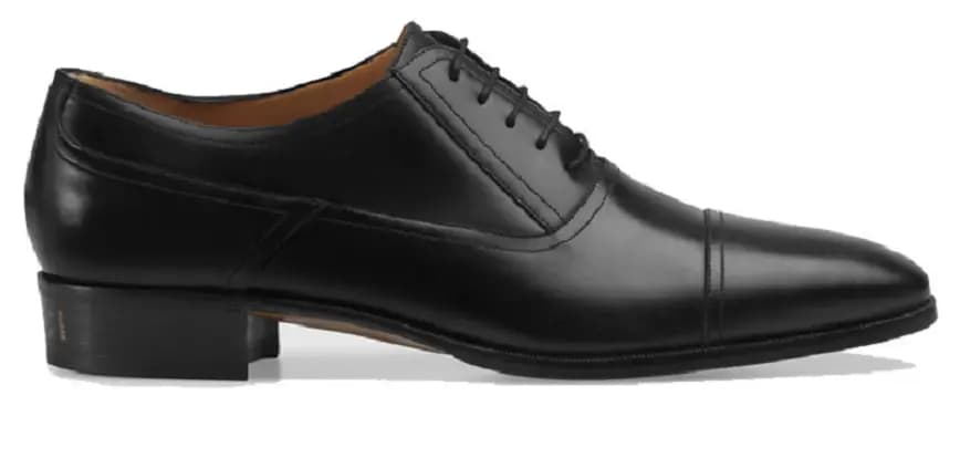 Giày Gucci Lace Up Monkstrap Leather Black 547662-DKG00-1000 Giày Gucci Lace Up Monkstrap Leather Black 547662-DKG00-1000
