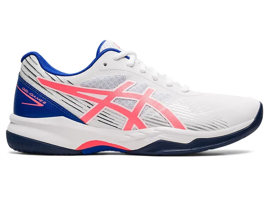 Giày Tennis Asics Gel Game 8 'White Blazing Coral' 1042A152-102 Giày Tennis Asics Gel Game 8 'White Blazing Coral' 1042A152-102