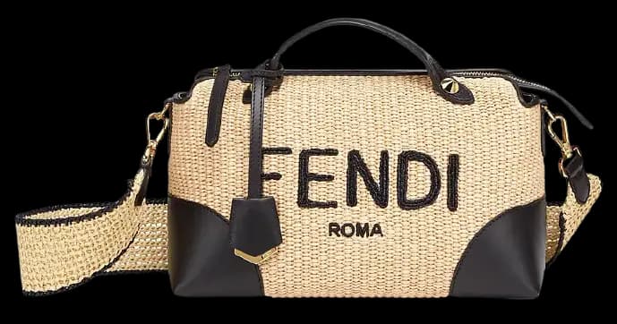 Túi Fendi Woven Straw Boston Bag 'Beige' 8BL146AF2X-F1E1I Túi Fendi Woven Straw Boston Bag 'Beige' 8BL146AF2X-F1E1I