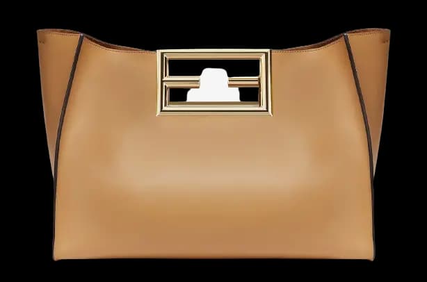 Túi Fendi Beige Leather Bag 8BH391-AAIW-F15KR Túi Fendi Beige Leather Bag 8BH391-AAIW-F15KR