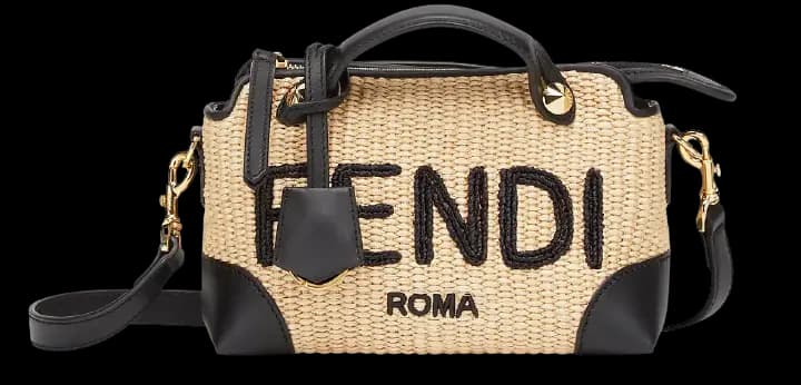 Túi Fendi Woven Straw Small Boston Bag 8BL145AF2X-F1E1I Túi Fendi Woven Straw Small Boston Bag 8BL145AF2X-F1E1I
