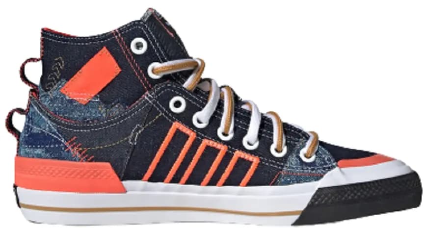 Giày Adidas Nizza Hi DL Denim 'Mutil' FZ5238 Giày Adidas Nizza Hi DL Denim 'Mutil' FZ5238