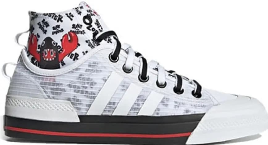 Giày Adidas Nizza Hi DL Clover 'White And Black' GY5340 Giày Adidas Nizza Hi DL Clover 'White And Black' GY5340