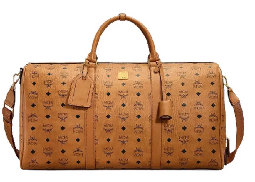 Túi MCM 50cm 20" Traveler Weekender Bag In Visetos Cognac MMVAAVY02CO001 Túi MCM 50cm 20" Traveler Weekender Bag In Visetos Cognac MMVAAVY02CO001